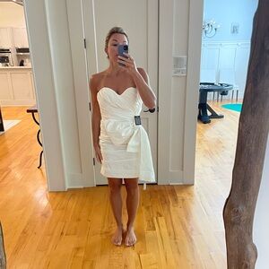 NEW!!! Zac Posen Strapless White Dress